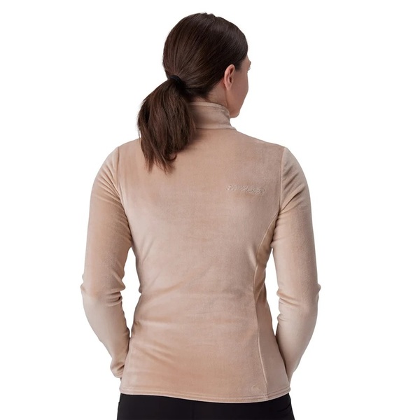 Dámská mikina Spyder Shimmer Bug 1/2 Zip Tan 38B013603-TAN 26/27
