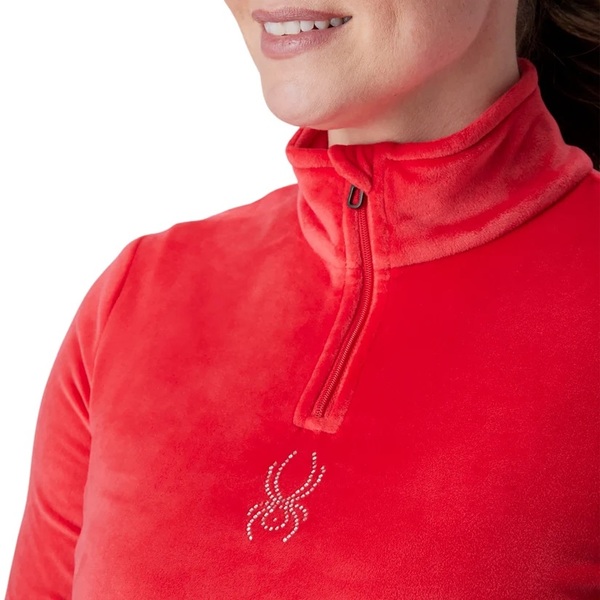 Dámská mikina Spyder Shimmer Bug 1/2 Zip Spyder Red 38B013603-SPR 26/27