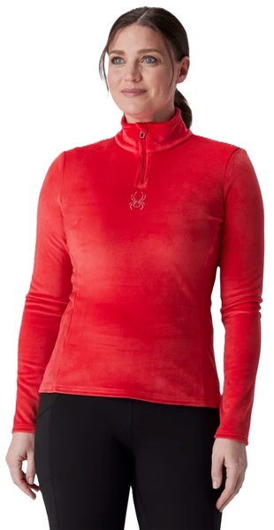 Dámská mikina Spyder Shimmer Bug 1/2 Zip Spyder Red 38B013603-SPR 26/27