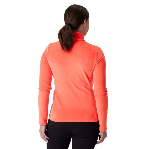 Dámská mikina Spyder Shimmer Bug 1/2 Zip Electric Coral 38B013603-ELC 26/27
