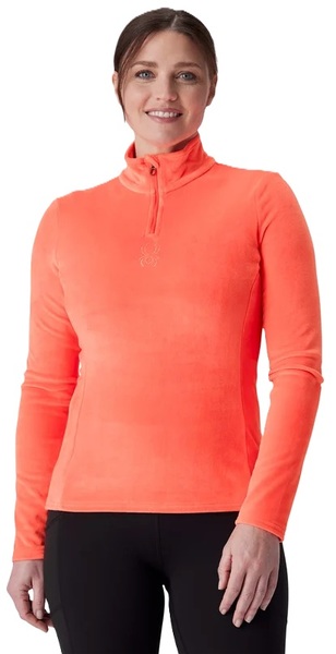 Dámská mikina Spyder Shimmer Bug 1/2 Zip Electric Coral 38B013603-ELC 26/27