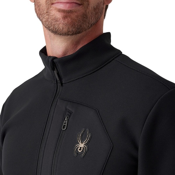 Svetr Spyder Bandit Full Zip Sweater Fleece Jacket Black 38A483602-BLK 26/27