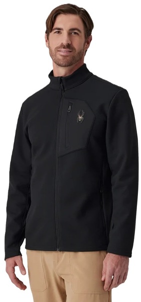 Svetr Spyder Bandit Full Zip Sweater Fleece Jacket Black 38A483602-BLK 26/27