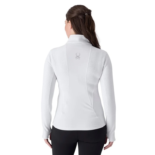 Dámský svetr Spyder Luxe Full Zip Sweater Fleece Jacket White 38B483607-WHT 26/27