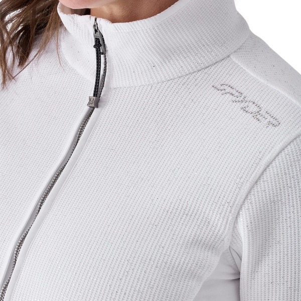 Dámský svetr Spyder Luxe Full Zip Sweater Fleece Jacket White 38B483607-WHT 26/27