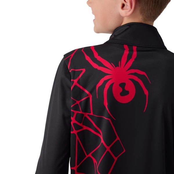 Dětský/juniorský rolák Spyder Jacobs 1/2 zip Black 38C013602-BLK 26/27