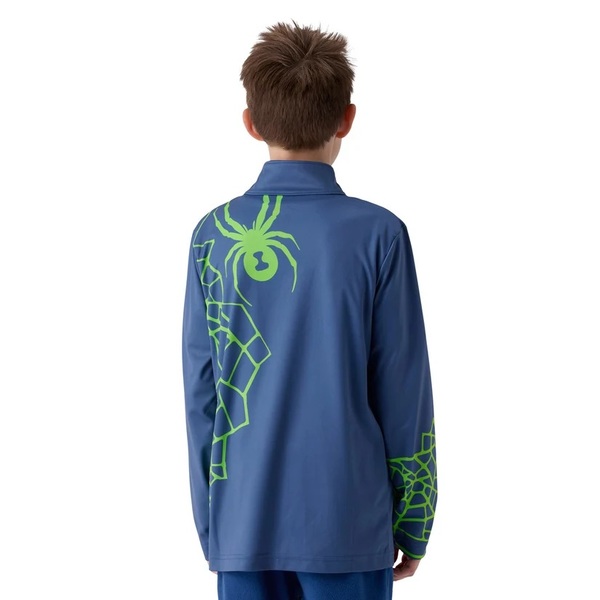 Dětský/juniorský rolák Spyder Jacobs 1/2 zip Indigo 38C013602-S1 26/27