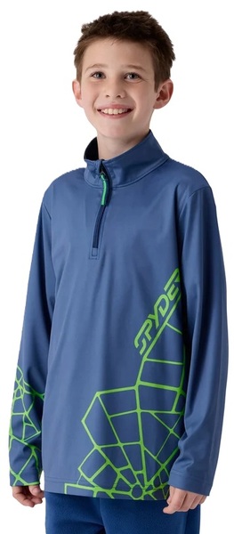 Dětský/juniorský rolák Spyder Jacobs 1/2 zip Indigo 38C013602-S1 26/27