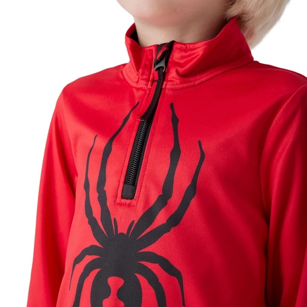 Dětský rolák Spyder Challenge 1/2 zip Spyder Red 38Y013600-SPR 26/27