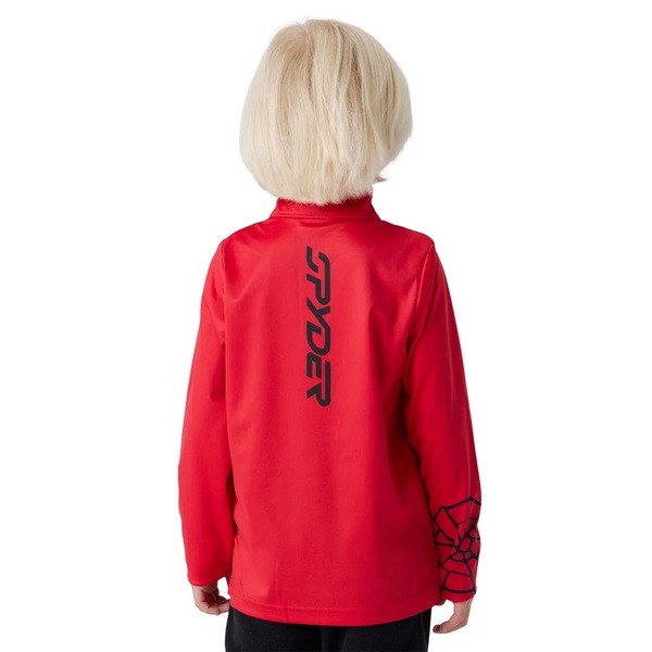 Dětský rolák Spyder Challenge 1/2 zip Spyder Red 38Y013600-SPR 26/27