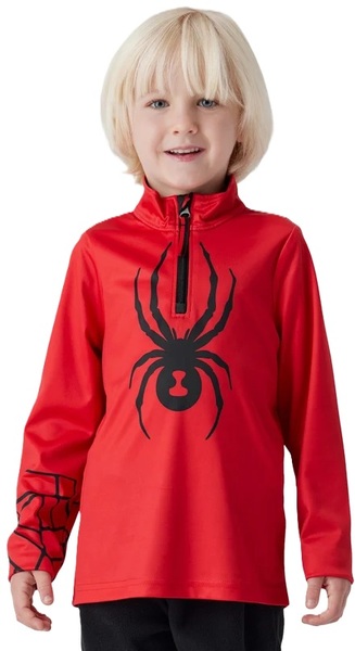Dětský rolák Spyder Challenge 1/2 zip Spyder Red 38Y013600-SPR 26/27