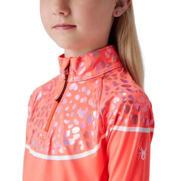 Dětský rolák Spyder Reflect 1/2 zip Leopard 38RR013606-LEO 26/27