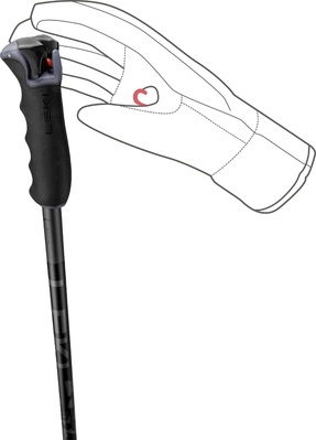 Lyžařské Hole Leki Detect S (65368111) 26/27
