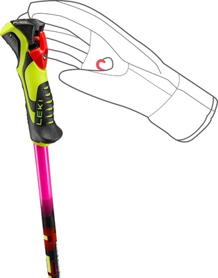 Dětské lyžařské hole Leki WCR Evo Lite SL TR (65665852) 26/27