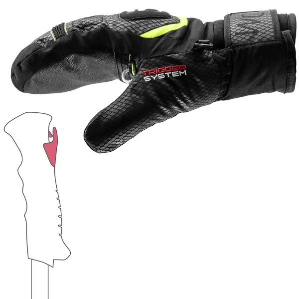 Dětské rukavice Leki WCR Team 3D Junior Mitt (653804801) 26/27