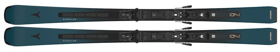 Sjezdové lyže Atomic Redster Q7 Revoshock C + MI 12 GW Dark Slate/Black 26/27