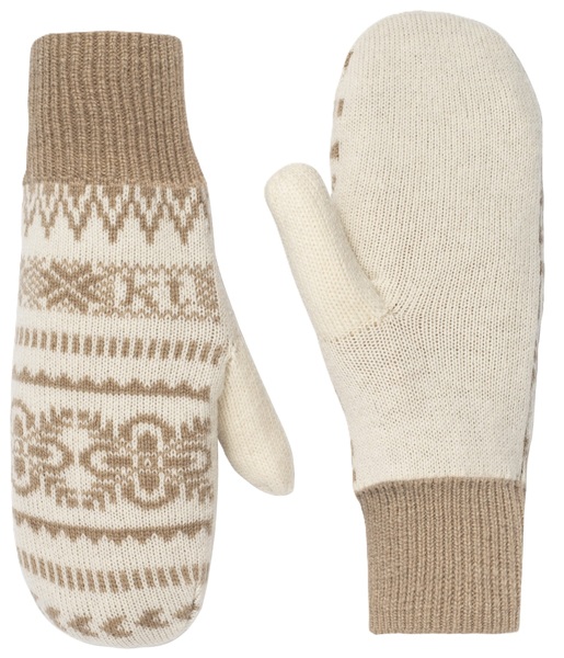 Dámské pletené rukavice palčáky Kari Traa Selma Knit Mittens Off White 611560 26/27