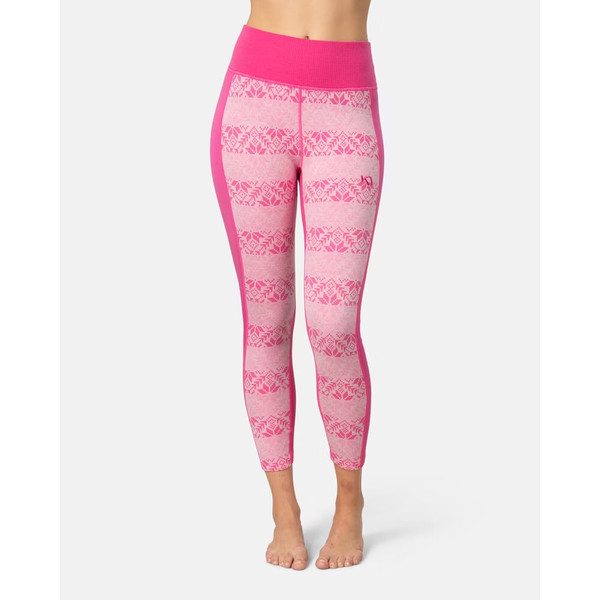 Dámské funkční merino kalhoty/legíny Kari Traa Anna High Waist Pants Bubblegum 623838 26/27