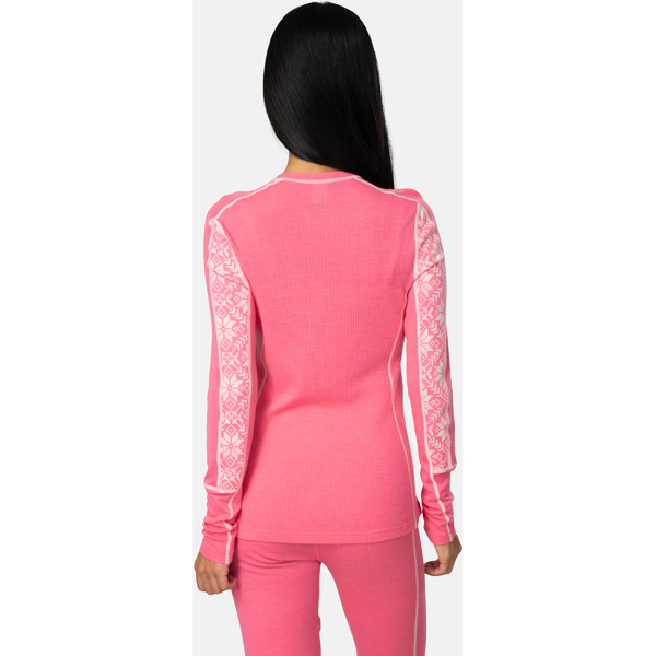 Dámské Merino triko Kari Traa Anna Long Sleeve Bubblegum 623837 26/27