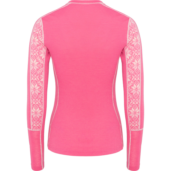 Dámské Merino triko Kari Traa Anna Long Sleeve Bubblegum 623837 26/27