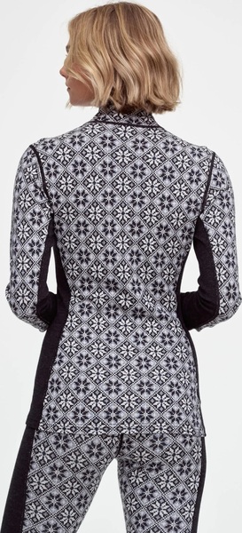 Dámské Merino Triko Kari Traa Rose Half Zip Black 622691 26/27