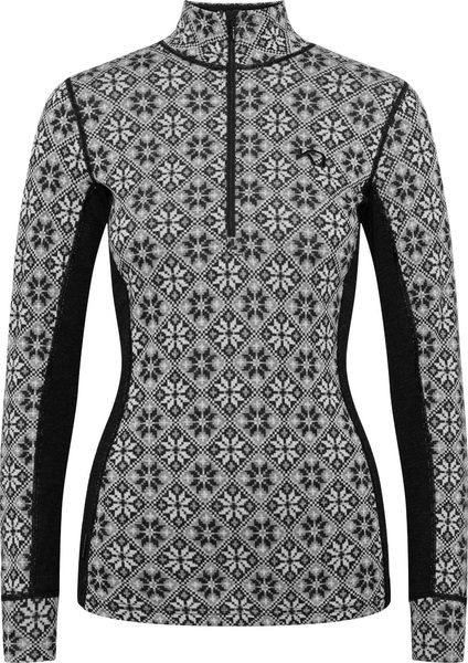 Dámské Merino Triko Kari Traa Rose Half Zip Black 622691 26/27