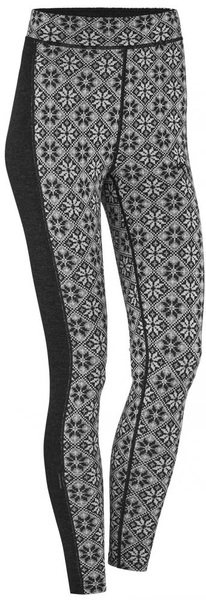 Dámské funkční kalhoty/legíny Kari Traa Rose High Waisted Baselayer Pants 100% Merino Wool 622873 Black 26/27
