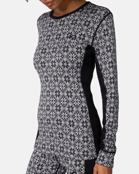 Dámské Merino Triko Kari Traa Rose LS 2.0 Long Sleeve Black 624055 26/27