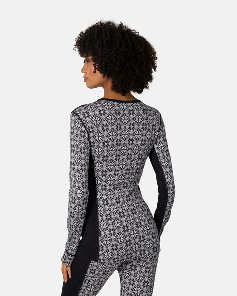 Dámské Merino Triko Kari Traa Rose LS 2.0 Long Sleeve Black 624055 26/27