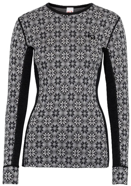 Dámské Merino Triko Kari Traa Rose LS 2.0 Long Sleeve Black 624055 26/27