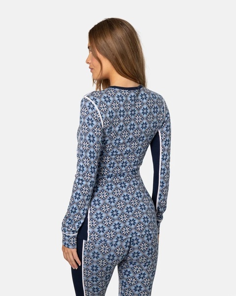 Dámské Merino Triko Kari Traa Rose LS 2.0 Long Sleeve Dark Navy Blue 624055 26/27