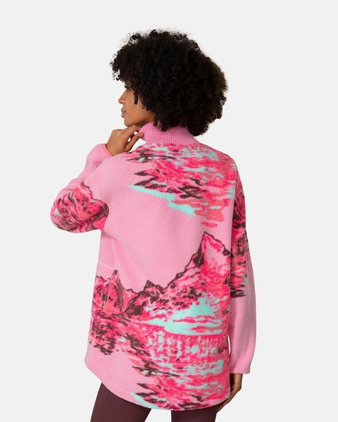 Dámská fleecová mikina Kari Traa Kari Traa Ruthie Midlayer Half Zip Pullover Prism Pink 623610 26/27