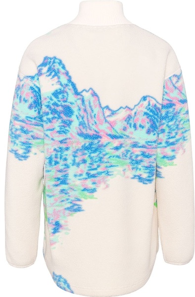 Dámská fleecová mikina Kari Traa Kari Traa Ruthie Midlayer Half Zip Pullover Bright Turquoise 623610 26/27