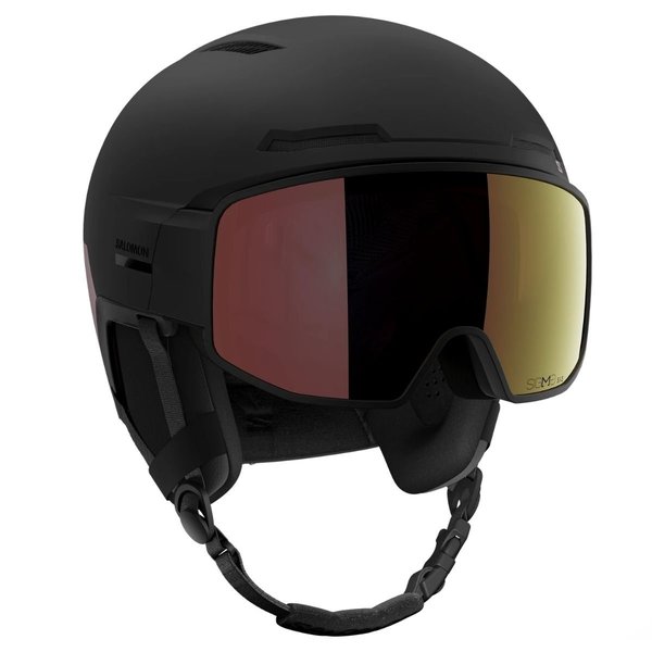 Dámská helma Salomon Driver Pro Sigma Photo Mips Black/Dawn Pink/Photo Poppy Red L45432500 26/27