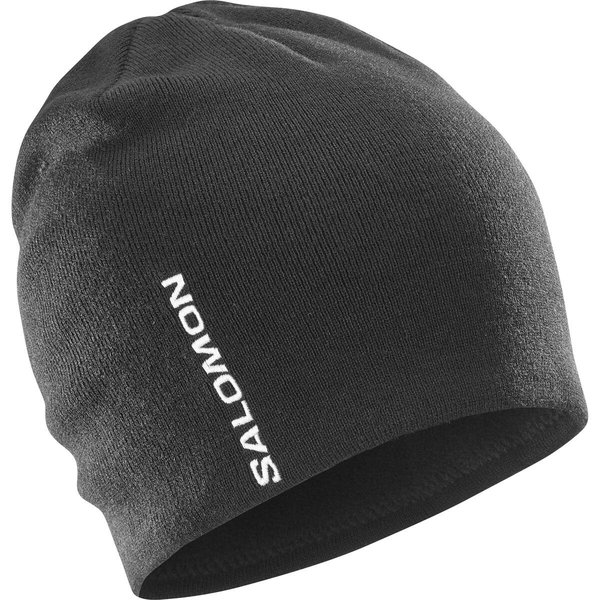 Zimní čepice Salomon Graphic Beanie Deep Black LC2708700 26/27