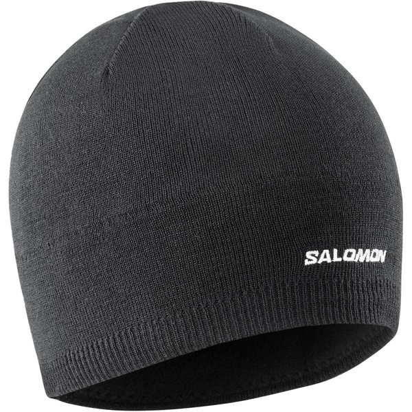 Zimní čepice Salomon Beanie Deep Black LC1847100 26/27