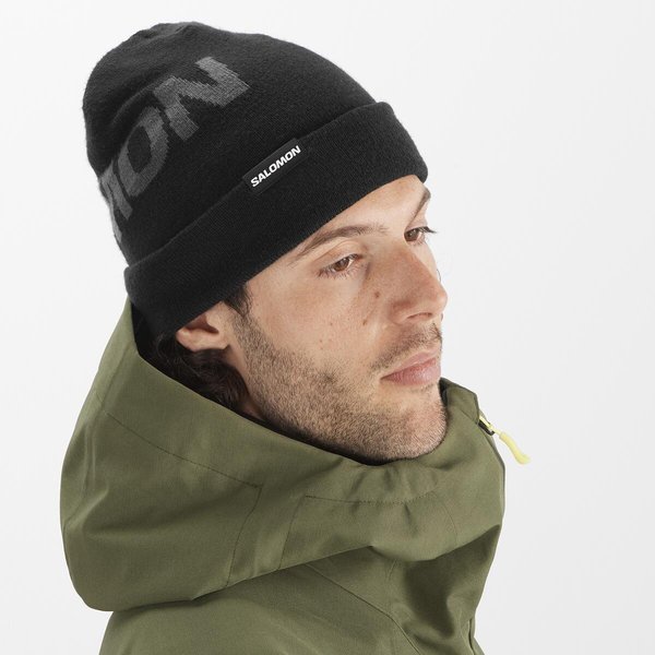 Zimní čepice Salomon Hermitage Beanie Deep Black LC2152900 26/27