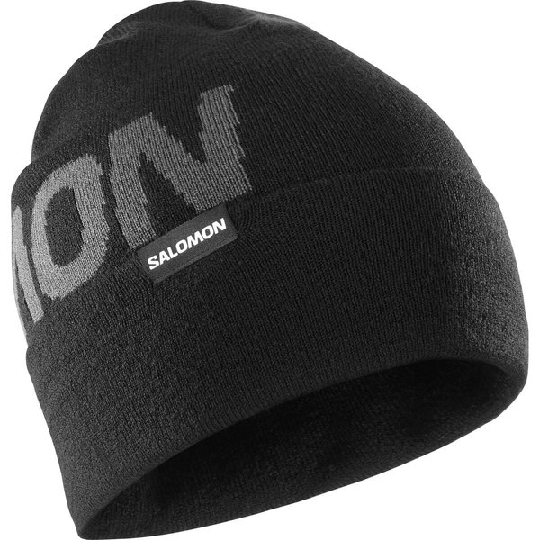 Zimní čepice Salomon Hermitage Beanie Deep Black LC2152900 26/27