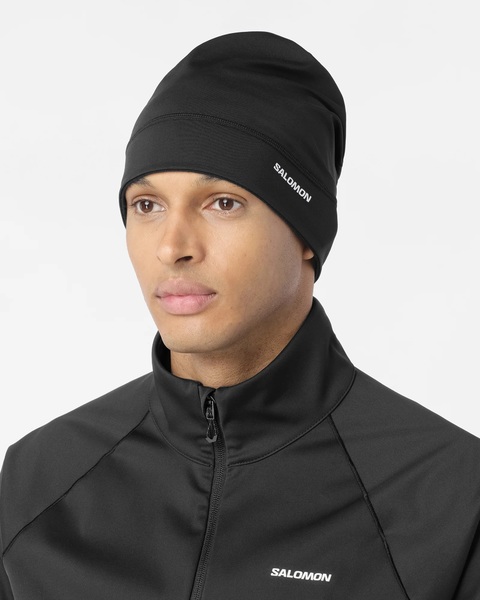 Sportovní Čepice Salomon Run Tech Beanie Deep Black LC2952200 26/27
