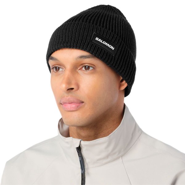 Zimní čepice Salomon Classic Beanie Deep Black LC2937700 26/27