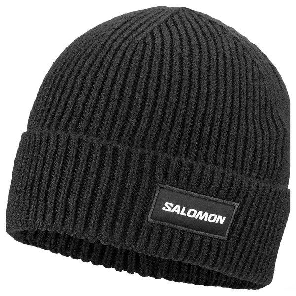 Zimní čepice Salomon Classic Beanie Deep Black LC2937700 26/27