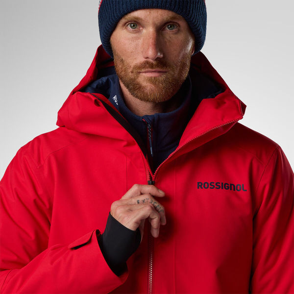 Pánská bunda Rossignol Rochrun Insulated Ski Jacket Men's Sports Red Solid RLOMJ23-B24 26/27