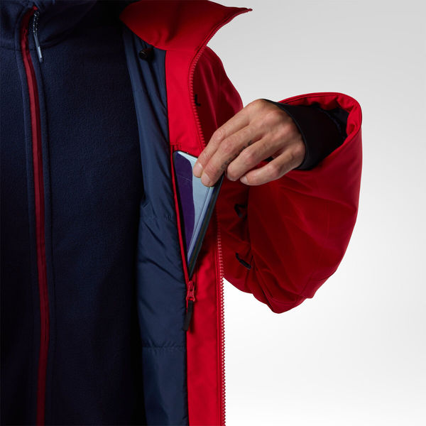 Pánská bunda Rossignol Rochrun Insulated Ski Jacket Men's Sports Red Solid RLOMJ23-B24 26/27