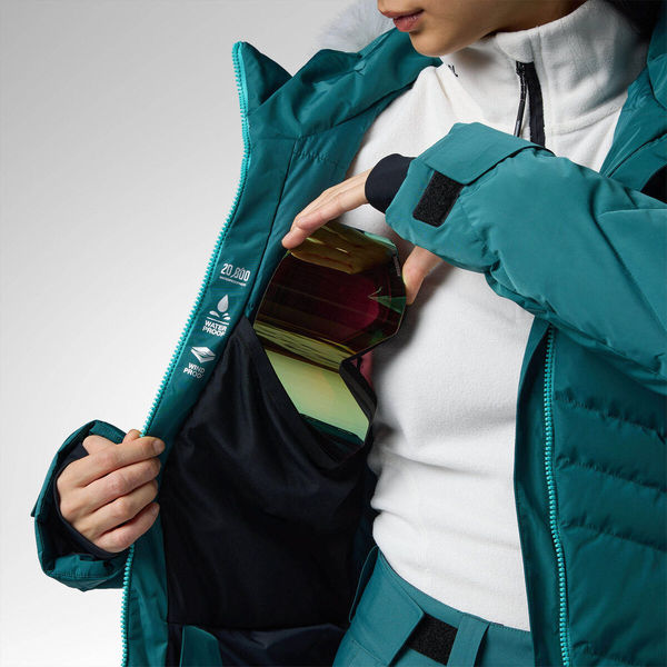 Dámská bunda Rossignol Staci Insulated Ski Jacket Women's Transformative Teal Pearly RLOWJ02-B13 26/27