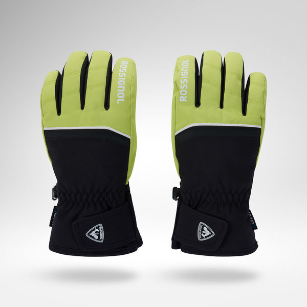 Dětské/juniorské rukavice Rossignol Junior Jr Tech IMP'R G Wild Lime RLOYG01-A86 26/27