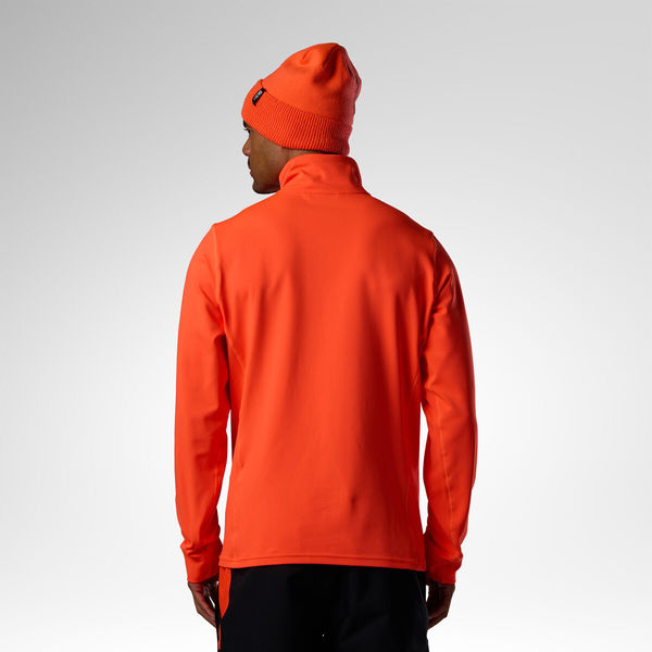 Pánská mikina Rossignol Hero Stretch Fleece Jacket Neon Red RLPML11-316 26/27