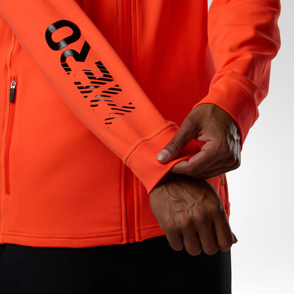 Pánská mikina Rossignol Hero Stretch Fleece Jacket Neon Red RLPML11-316 26/27