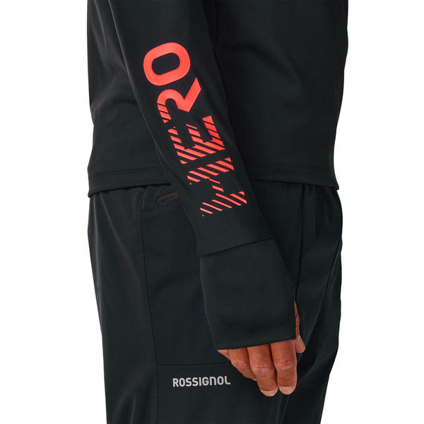 Pánský funkční rolák Rossignol Hero Half Zip First Layer Black RLPML12-200 26/27