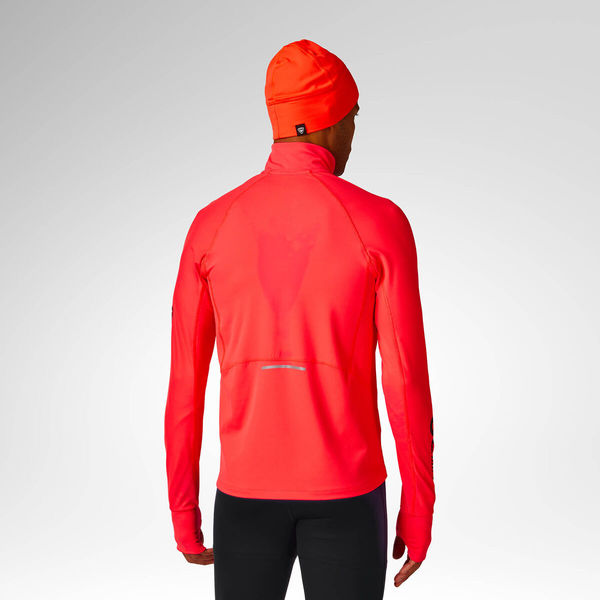 Pánský funkční rolák Rossignol Hero Half Zip First Layer Neon Red RLPML12-316 26/27