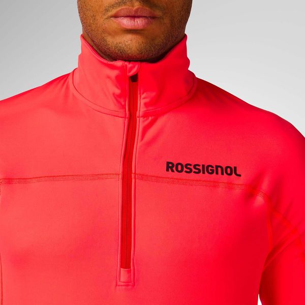 Pánský funkční rolák Rossignol Hero Half Zip First Layer Neon Red RLPML12-316 26/27
